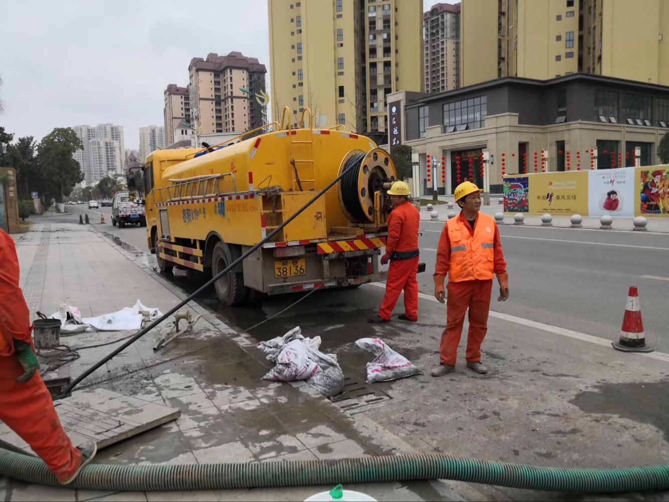 扎兰屯排污管道清淤-管道清洗